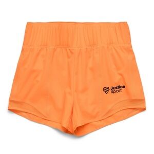 Justice Sport Vibrant Orange Athletic Shorts